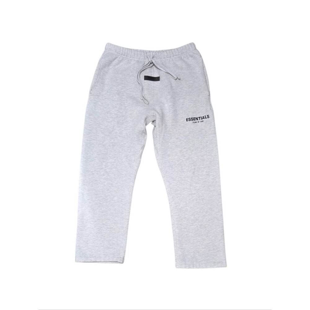 FEAR OF GOD Essentials Light Oatmeal Drawstring Jogger Sweatpants Small/Medium